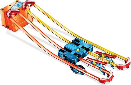 Pista Hot Wheels Track Builder Motorizada +6 Metros De Pista