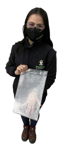 Imagen 1 de 8 de 500 Bolsas En Plástico Burbuja Tamaño Carta Con Solapa