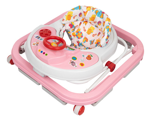 Andador Musical Para Bebe Infantil Seguro Com Trava