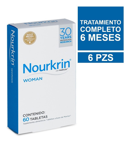 Nourkrin Woman Tratamiento Completo Anticaída Mujer 60 Tabs 