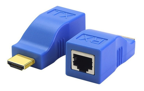 Adaptador Extensor Señal Video Hdmi Rj45 Utp Full Hd 