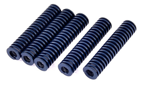 Qtqgoitem 5pcs Carga Media Azul Compresion Die Spring 2 1 2 