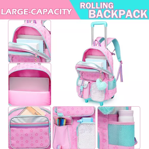 Meetbelify Mochila para niñas, mochila escolar para estudiantes de  primaria, linda mochila kawaii para niñas de 8 a 10 años, Rosado, Mochila  escolar