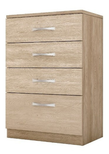 Comoda Astral Nogal 4cajones Multimuebles