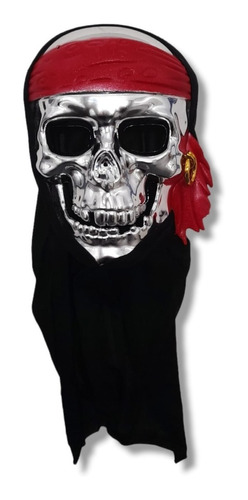 Mascara Calavera Pirata Halloween Disfraz 