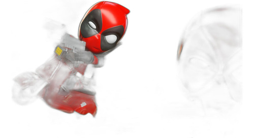 Vespa Chibi Deadpool: ¡diversión En Miniatura!