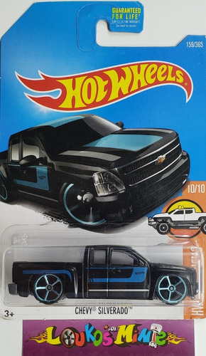 Hot Wheels  Chevy Silverado  2017  159/365  Hw Hot Trucks 