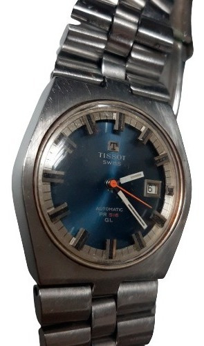 Tissot Pr516 Gl Automático Vintage De Colección