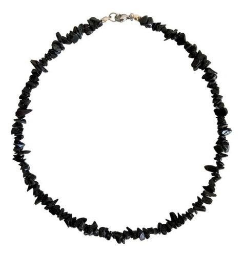 Collar De Escallas Negras 55 Cm