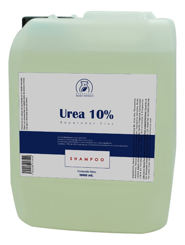  Shampoo Calmante De Urea Reparador Plus 10 Litros