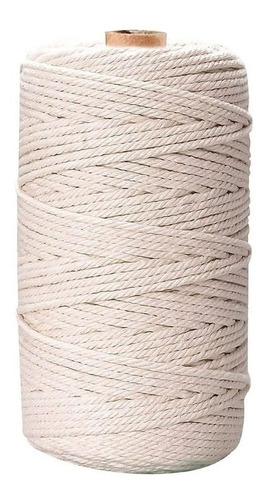 Imagen 2 de 8 de Cordon Macramé Torcido 5 Mm, 100 Metros Largo