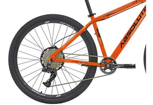 Imagem 2 de 3 de Bicicleta Absolute 12v Nero 29 Laranja Trava No Guidão Hid