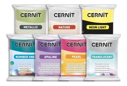 Cernit Arcilla Polimerica 56g Pack 6u Colores A Elegir