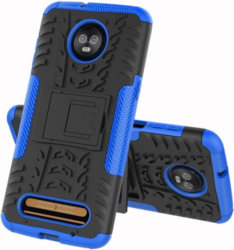 Funda Uso Rudo Case Para Moto Z3 Play + Mica Glass