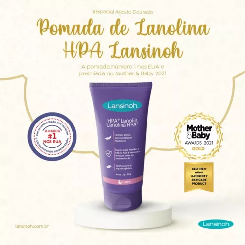 Pomada para seios Lanolina HPA 100% pura 30g - Lansinoh - no Bebefacil onde  você encontra tudo em roupas e enxoval para bebês - bebefacilMobile