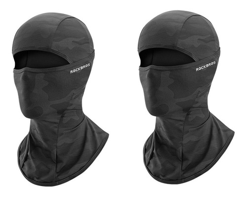 Balaclava Pasamontañas Camuflado 2pcs Ciclismo Moto Rockbros