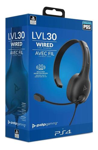 Pdp Lvl30 Wired Headset With Singlesided One Ear Headphone