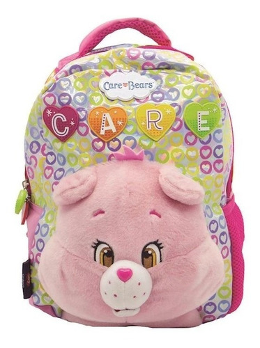 Mochila Espalda Ositos Cariñosos Peluche 12 - Sharif Express Color Rosa Chicle