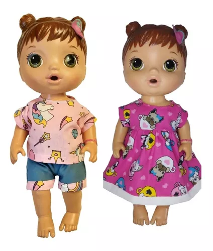 Roupinhas De Boneca Baby Alive - Kit Com 4 Peças