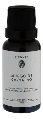 Óleo Concentrado Musgo de Caarvalho Vanilla 20 Ml Lenvie