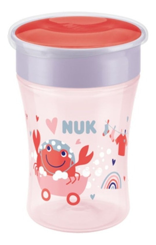 Vaso Nuk Bebe Magic Cup 250 Ml +8 Meses 360 Antigoteo