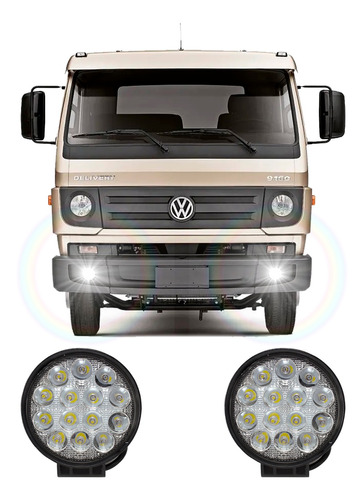 Par Farol De Milha Led Vw Delivery 42w 8150 8160 9150 9160