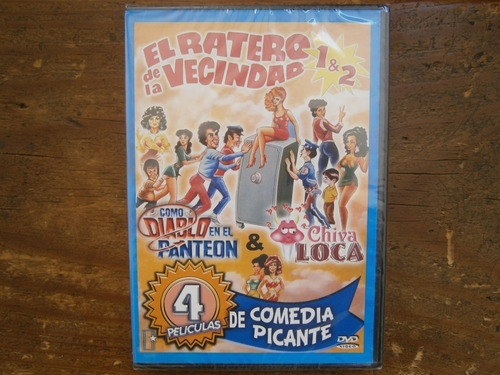 Alfonso Zayas El Ratero De La Vecindad 1-2 + 2 Comedias Dvd (Usado)