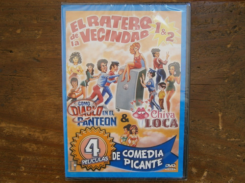 Alfonso Zayas El Ratero De La Vecindad 1-2 + 2 Comedias Dvd