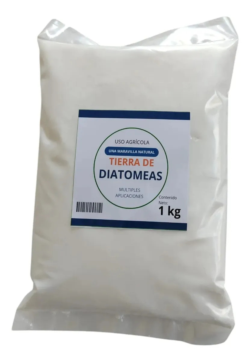 Tierra de Diatomeas Prosermat Bolsa 1kg Para Uso Agrícola y Pecuario