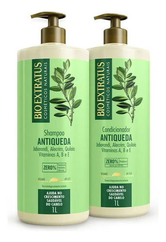 Kit Bio Extratus Antiqueda Jaborandi Shampoo E Condicionador