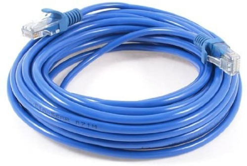 Cable Red Ethernet Rj45 Lan Patch Cord 20 Metros De Fabrica