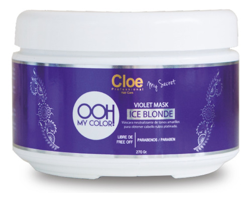 Máscara Ooh My Color Violet 270gr Cloe