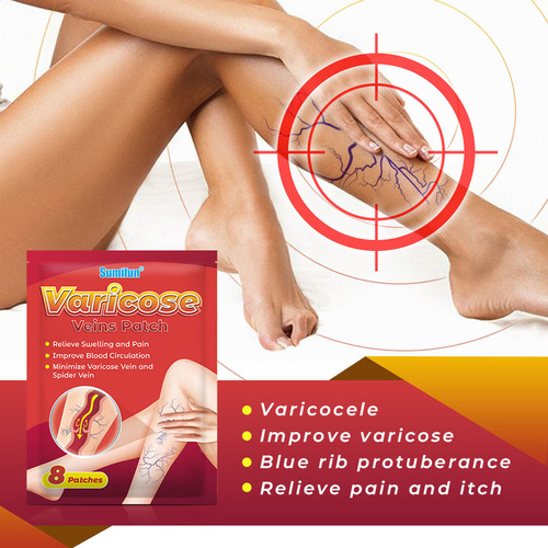 5×parche For Varices, Promueve La Circulación Sanguínea