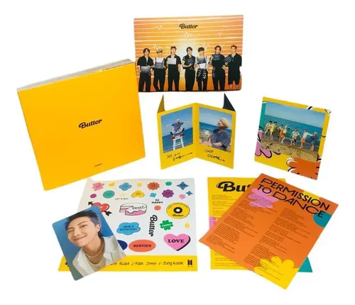 Bts Butter K-pop Komca Album Caixa Completa [versão De Sua Versão
