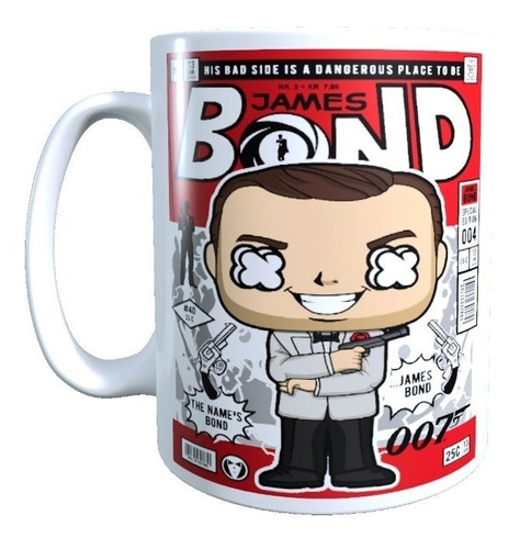 Taza Con Diseño James Bond 007 Pelicula Detective