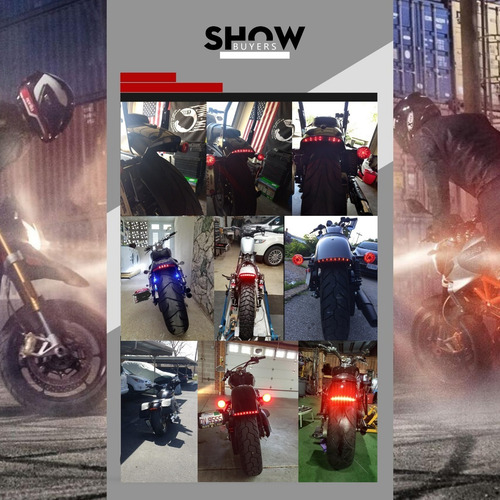 Stop Trasero Harley Davidson Sportster Led En Pem Motos