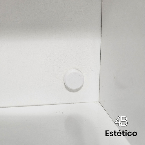 Embellecedor Tapa Tirafondo De 1/4 Blanco X50u