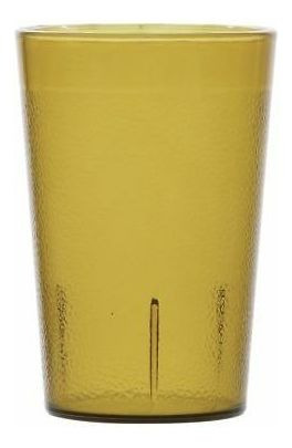 Vaso Apilable Carlisle 8 Oz Amber San Plastic Pebbled  Wfx