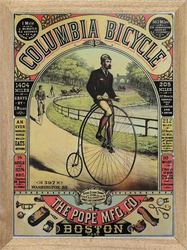 Bicicletas Columbia , Cuadro, Poster, Publicidad      P278