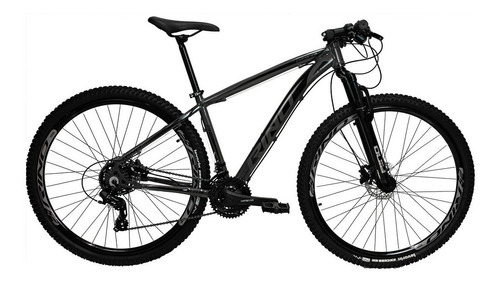 Bicicleta Rino Everest 21v Shimano 2.1 Mega Range Hidraulico Cor Grafite Tamanho do quadro 17