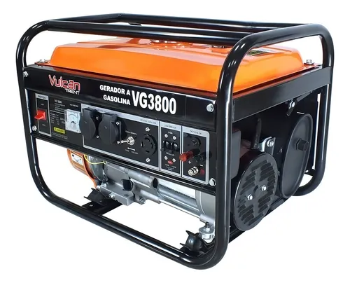 comprar Gerador Portátil Vulcan Vg3800 3000w Bifásico 3.0kva Com Avr