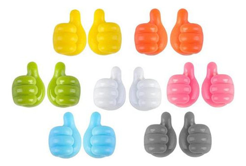 . Gancho De Pared De Silicona For Pulgar, Creativo,