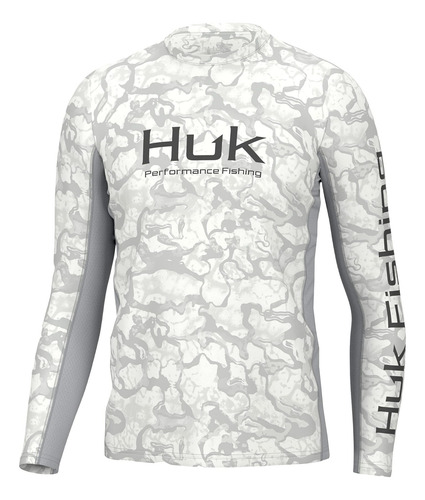 Huk Polera De Pesca De Alto Rendimiento Con Patrón Icon X Es