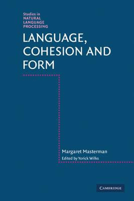 Libro Studies In Natural Language Processing: Language, C...