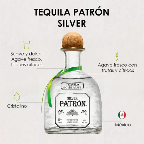 Tequila Patrón Silver 700 Ml