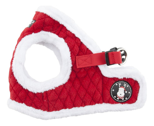 Arnés Puppia Blitzen-b Para Mascotas, Rojo, Mediano