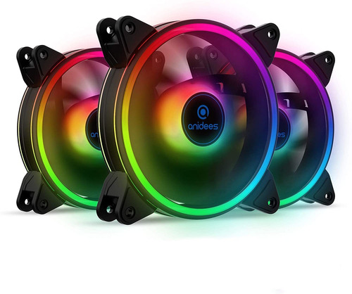 Anidees Ai Tesseract Dúo 120mm Rgb Pwm X3 Ventilador C...