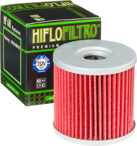 Filtro Aceite Hyosung  Hf681  Gt650 Hiflofiltro 