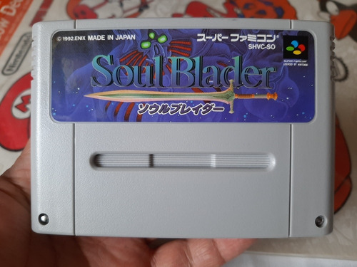 Soul Blader De Super Famicom,original Y Funciona,soul Blazer