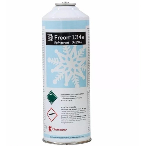 Lata De Gas Refrigerante Dupont Suva R134a X 750gr Ecologico